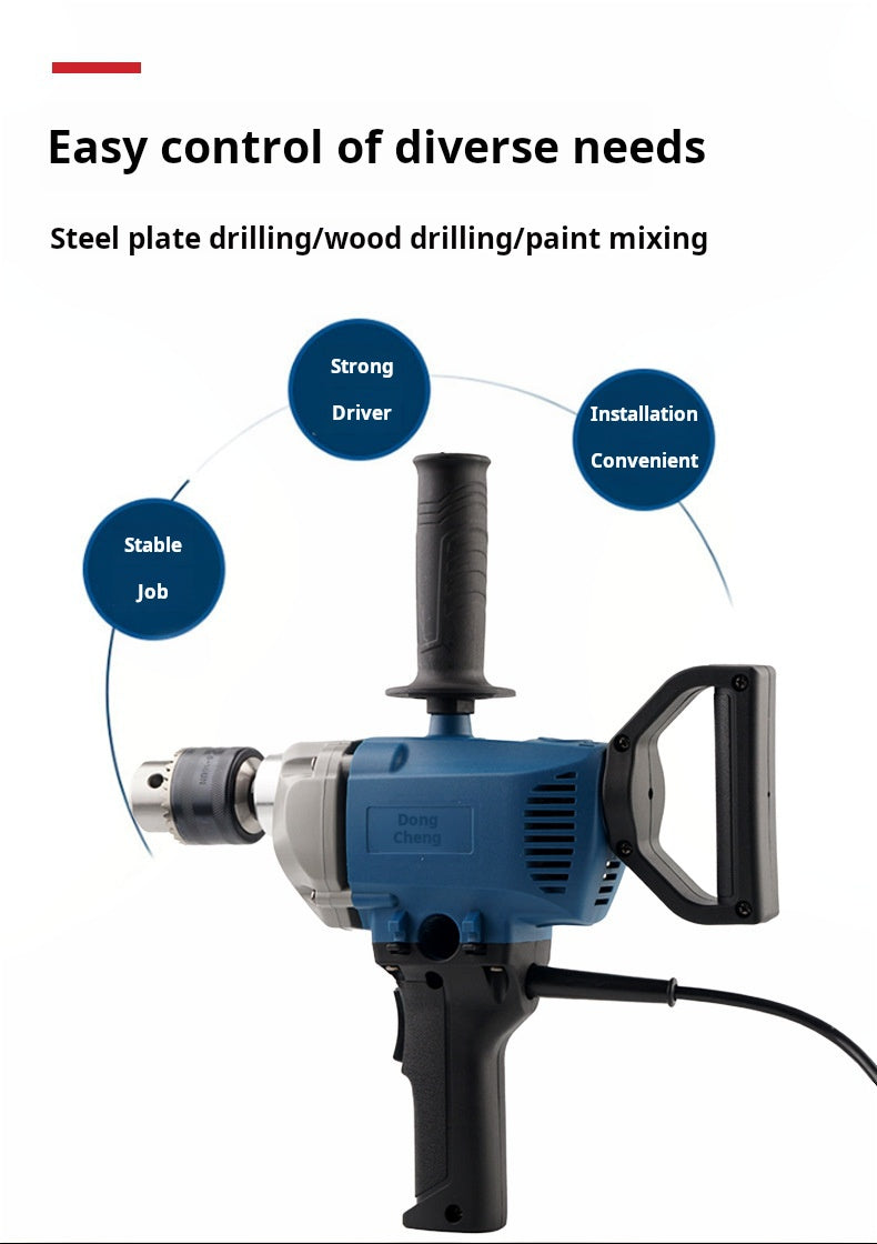 High-Power Eastman J1Z-FF-16A Electric Drill for Wood and Metal - Versatile Home and Workshop Tool