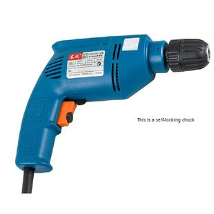 Dongcheng Electric Drill J1Z-FF-10A, 300W Pistol Grip Drill with Variable Speed, 10mm Chuck