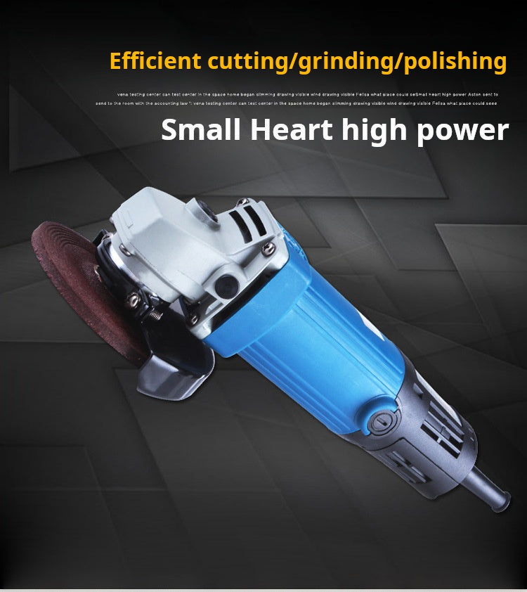 Dongcheng Compact Angle Grinder S1M-FF04-100BS, 100mm, Electric Power Tool for Construction and Utilities