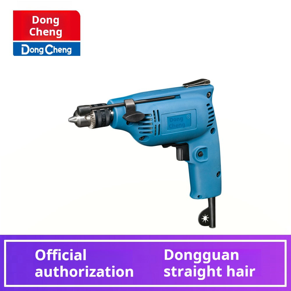 Dongcheng Electric Drill J1Z-FF-10A, 300W Pistol Grip Drill with Variable Speed, 10mm Chuck