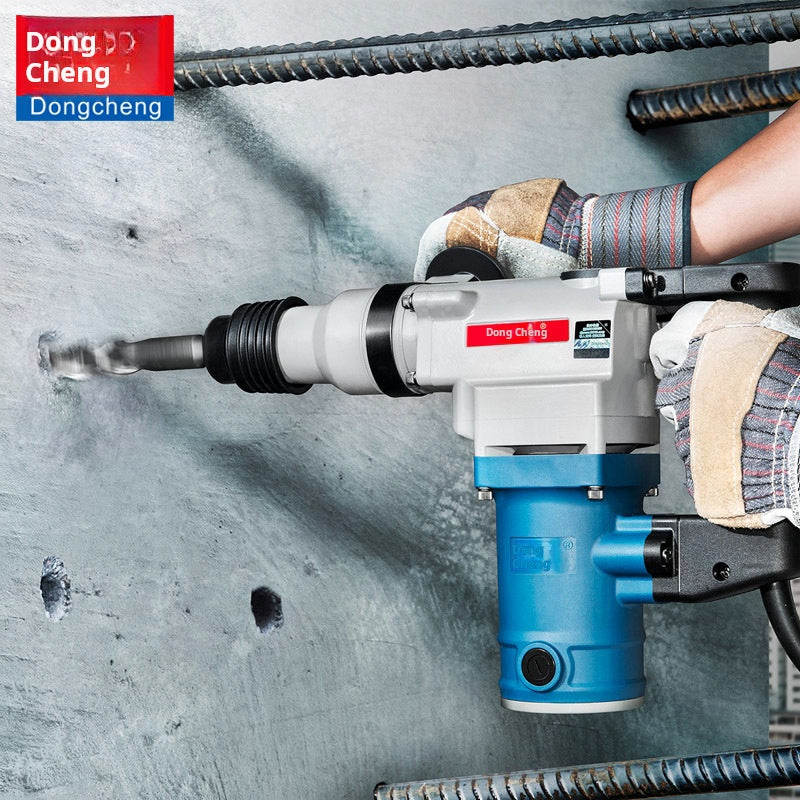 Dongcheng High-Power Triple Mode Rotary Hammer Drill FF03-26, SDS-Plus Shank, 220V