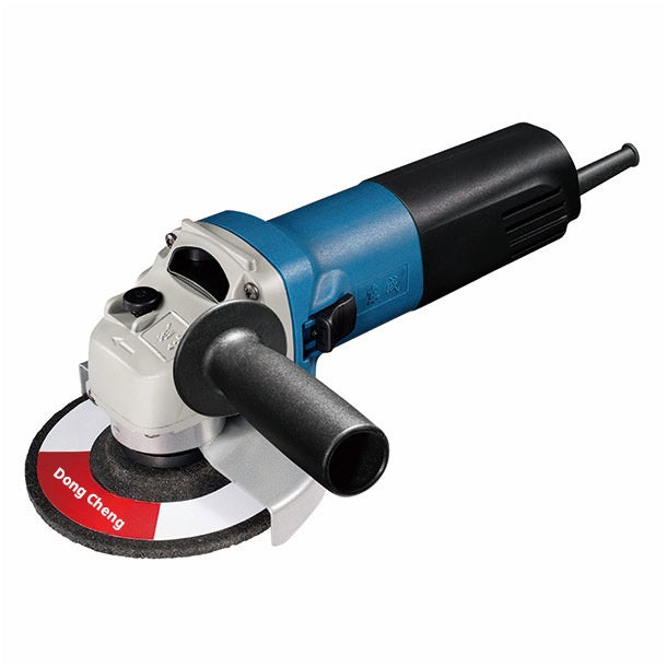 Dongcheng Compact Angle Grinder S1M-FF04-100BS, 100mm, Electric Power Tool for Construction and Utilities